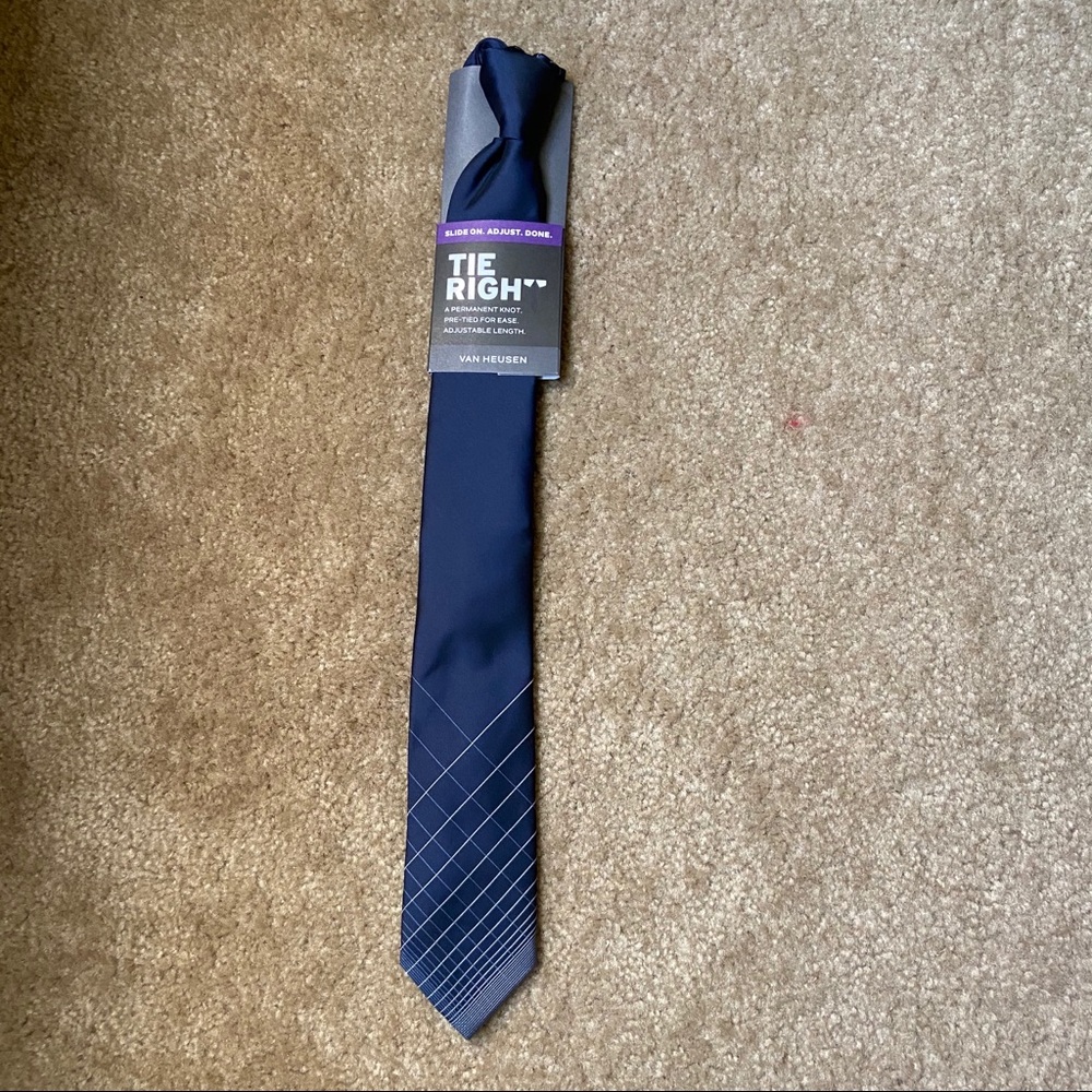 Blue Van Heusen Tie
